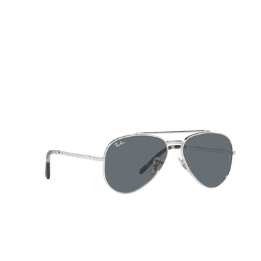 Occhiali da sole Ray-Ban NEW AVIATOR 003/R5 silver - tre quarti