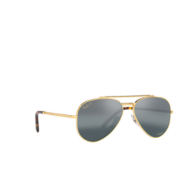 Lunettes de soleil Ray-Ban NEW AVIATOR 9196G6 legend gold - Vue trois quarts