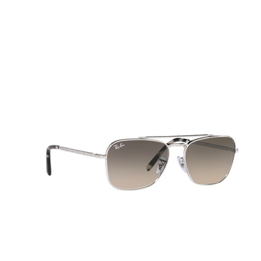 Lunettes de soleil Ray-Ban NEW CARAVAN 003/32 silver - Vue trois quarts