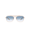 Ray-Ban NEW CARAVAN Sunglasses 92023F rose gold - product thumbnail 1/4