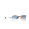 Ray-Ban NEW CARAVAN Sunglasses 92023F rose gold - product thumbnail 2/4