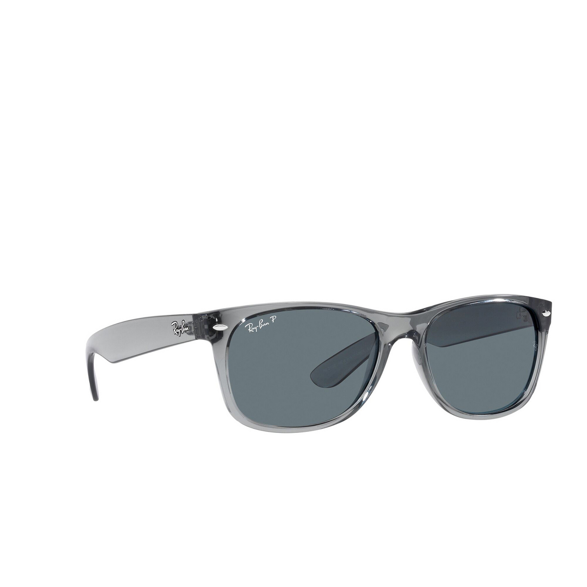Ray-Ban NEW WAYFARER Sunglasses 64503R Transparent Grey - three-quarters view