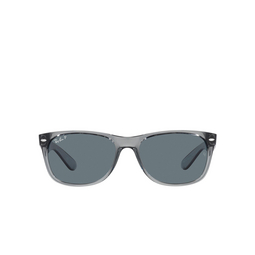 Ray-Ban® Square Sunglasses: RB2132 New Wayfarer color 64503R Transparent Grey 
