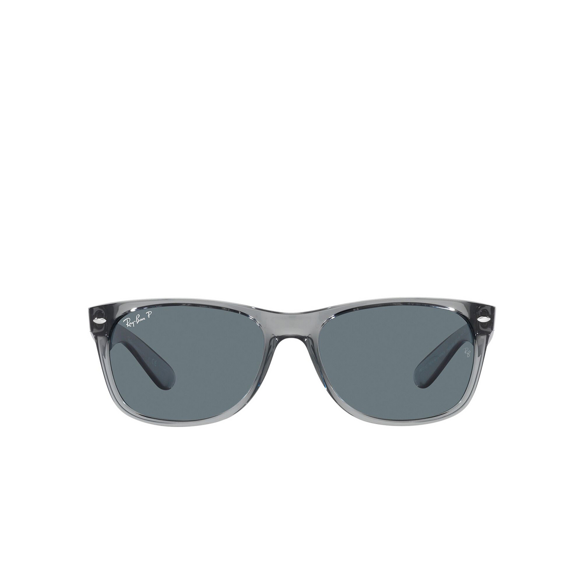 Ray-Ban NEW WAYFARER Sunglasses 64503R Transparent Grey - front view