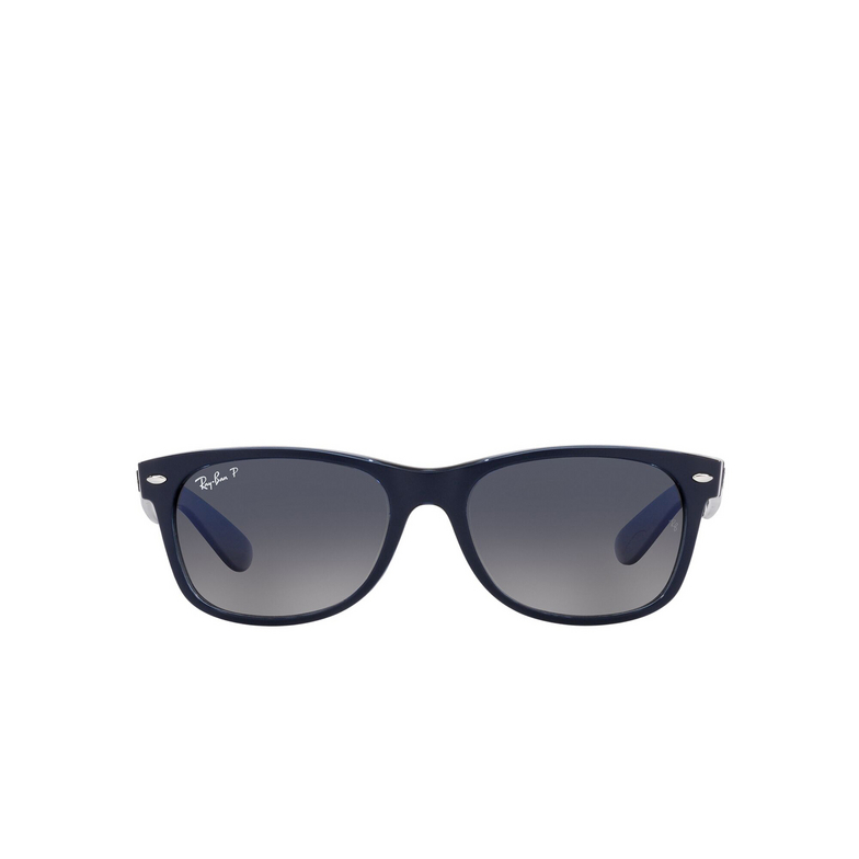 Ray-Ban NEW WAYFARER Sunglasses 660778 matte blue on transparent blue - 1/4