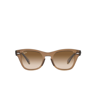 Ray-Ban RB0707S Sunglasses 664051 transparent light brown - front view
