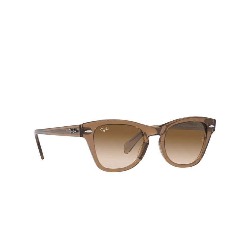 Ray-Ban RB0707S Sunglasses 664051 transparent light brown - 2/4