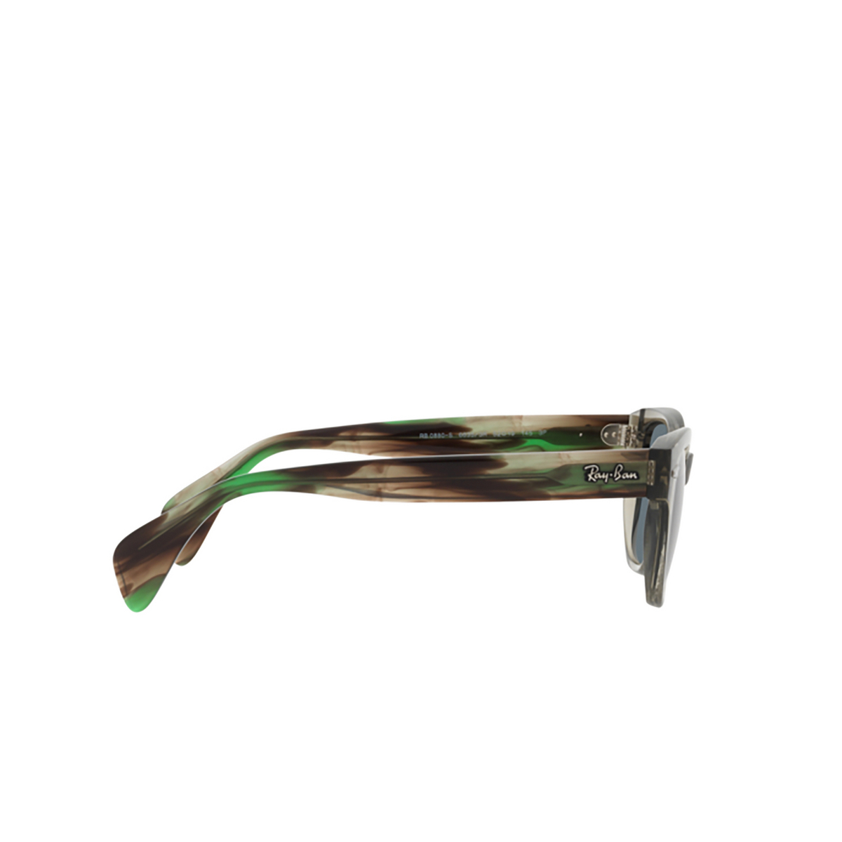 Occhiali da sole Ray-Ban RB0880S 66353R Transparent Green - anteprima prodotto 3/4