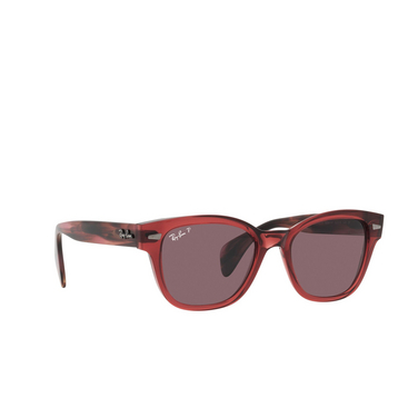 Ray-Ban RB0880S Sunglasses 6639AF transparent pink - three-quarters view