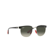 Ray-Ban RB3698M Sunglasses F06071 black on silver - product thumbnail 2/4
