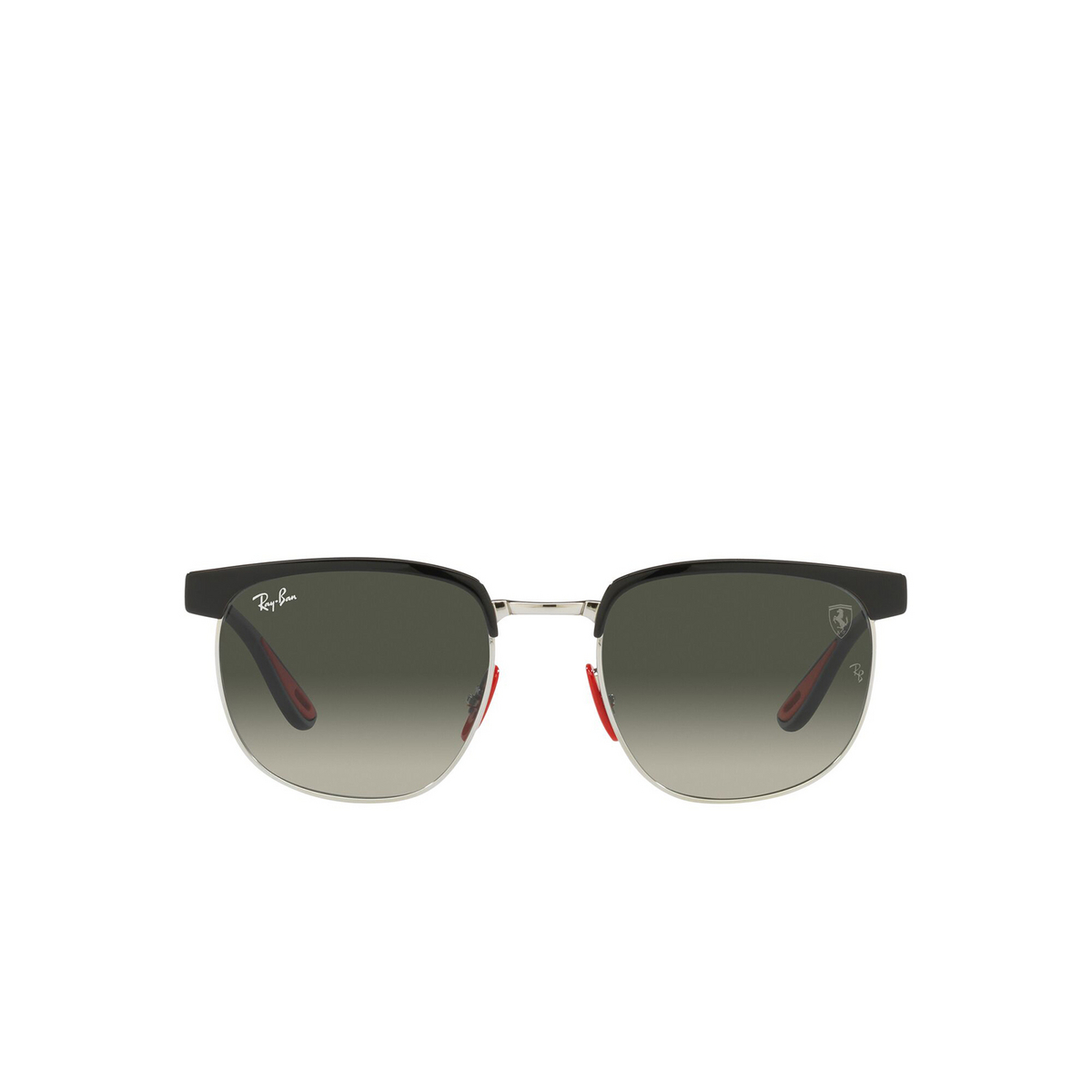 Ray-Ban RB3698M Sunglasses F06071 Black On Silver - front view