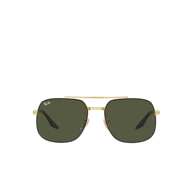 Ray-Ban RB3699 Sunglasses 900031 black on gold - front view