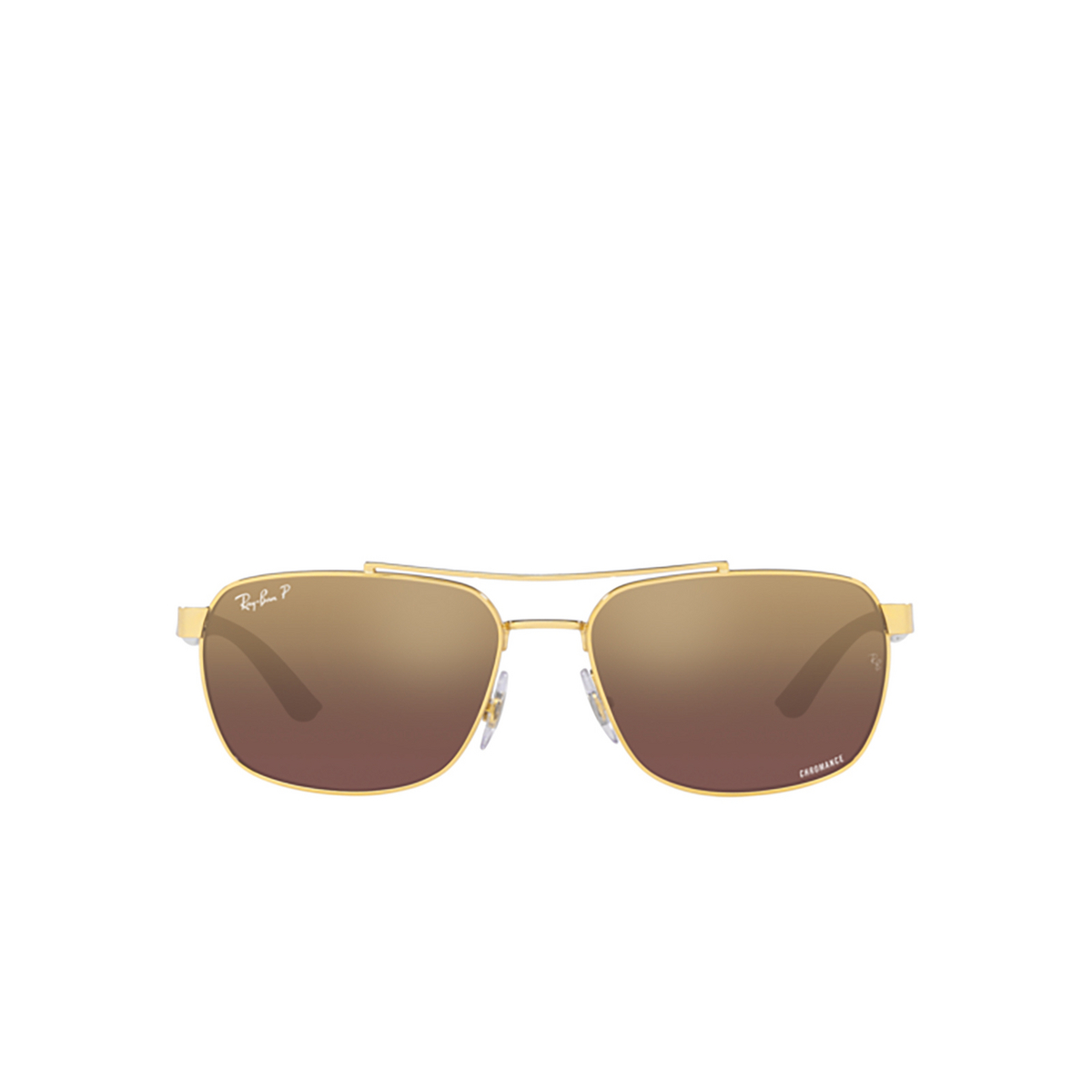 Ray-Ban RB3701 Sunglasses 001/6B Gold - front view