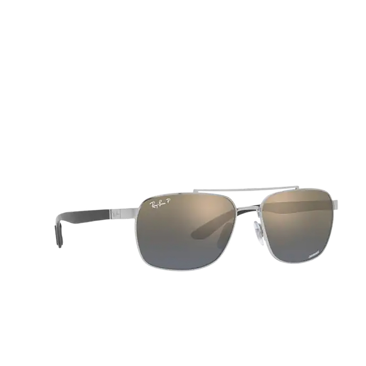 Ray-Ban RB3701 Sunglasses 003/J0 Silver - three-quarters view