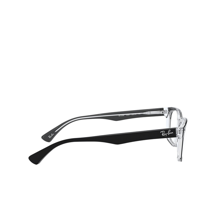 Ray-Ban RX5286 Eyeglasses 2034 black on transparent - 3/4