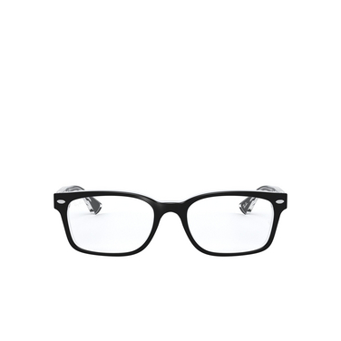 Gafas graduadas Ray-Ban RX5286 2034 black on transparent - Vista delantera