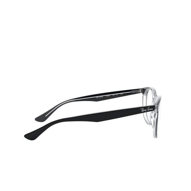 Ray-Ban RX5356 Eyeglasses 2034 black on transparent - 3/4