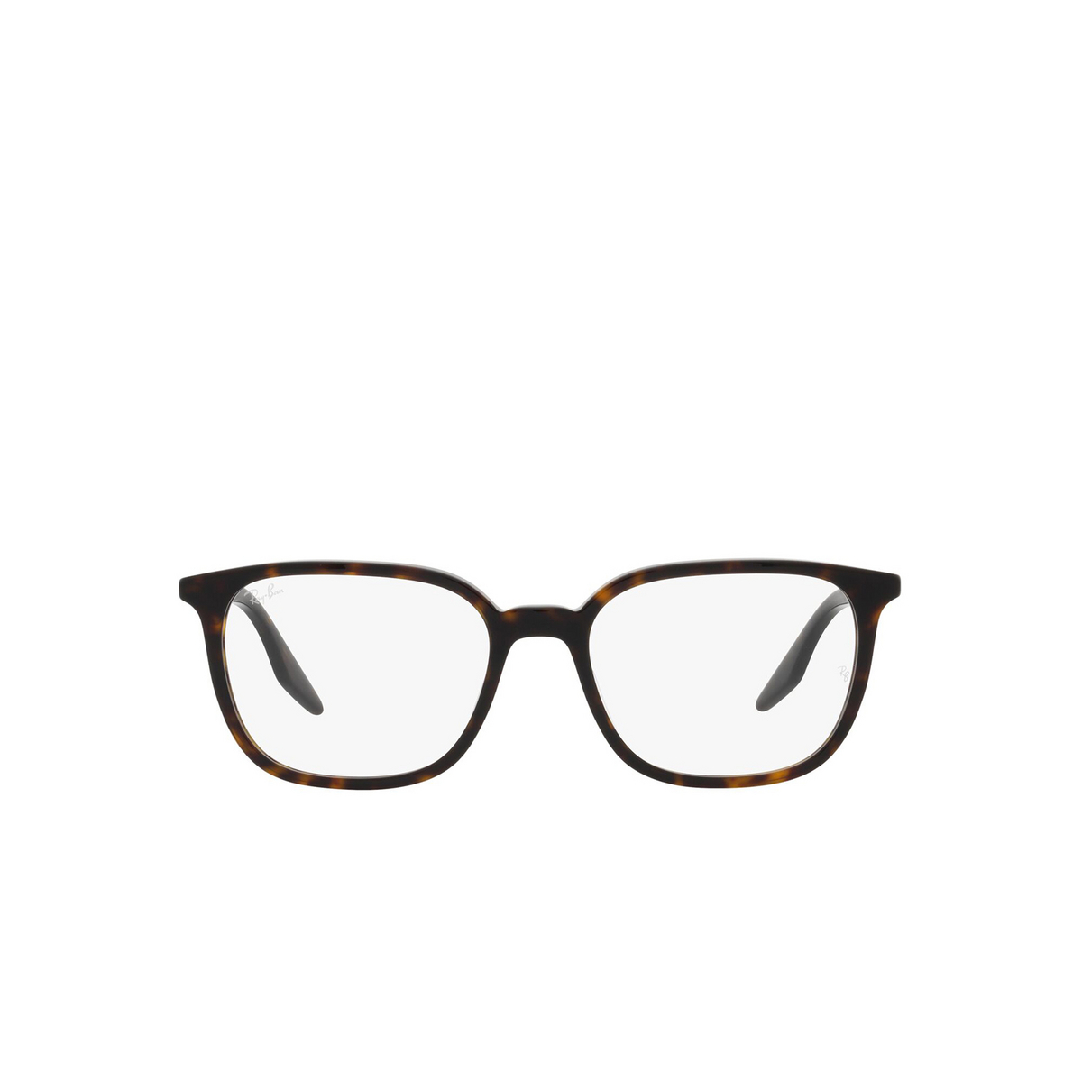 Ray-Ban® Square Eyeglasses: RX5406 color Havana 2012 - front view.
