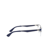Ray-Ban RX6335 Eyeglasses 2947 blue on gunmetal - product thumbnail 3/4