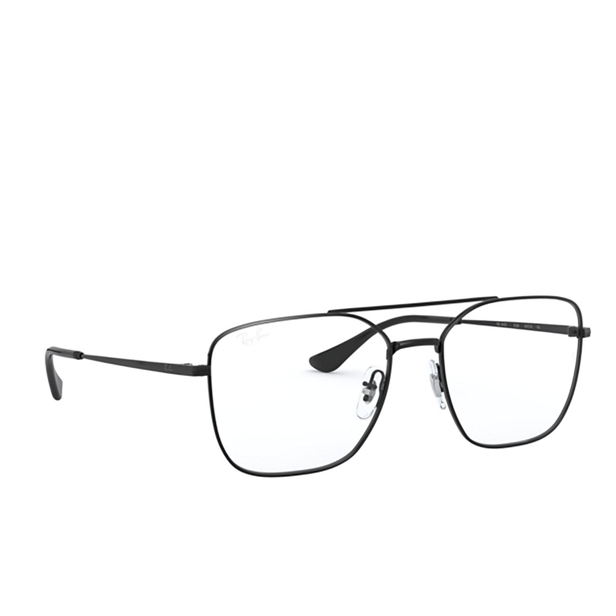 Ray-Ban RX6450 Eyeglasses 2509 BLACK - three-quarters view