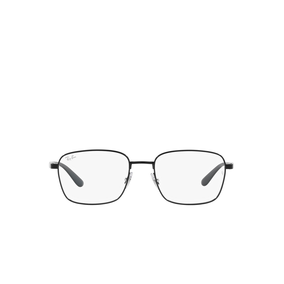 Ray-Ban® Square Eyeglasses: RX6478 color Black 3057 - front view.