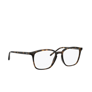 Ray-Ban RX7185 Korrektionsbrillen 2012 shiny tortoise - Dreiviertelansicht