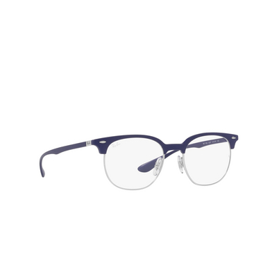 Ray-Ban RX7186 Korrektionsbrillen 5207 sand blue - Dreiviertelansicht