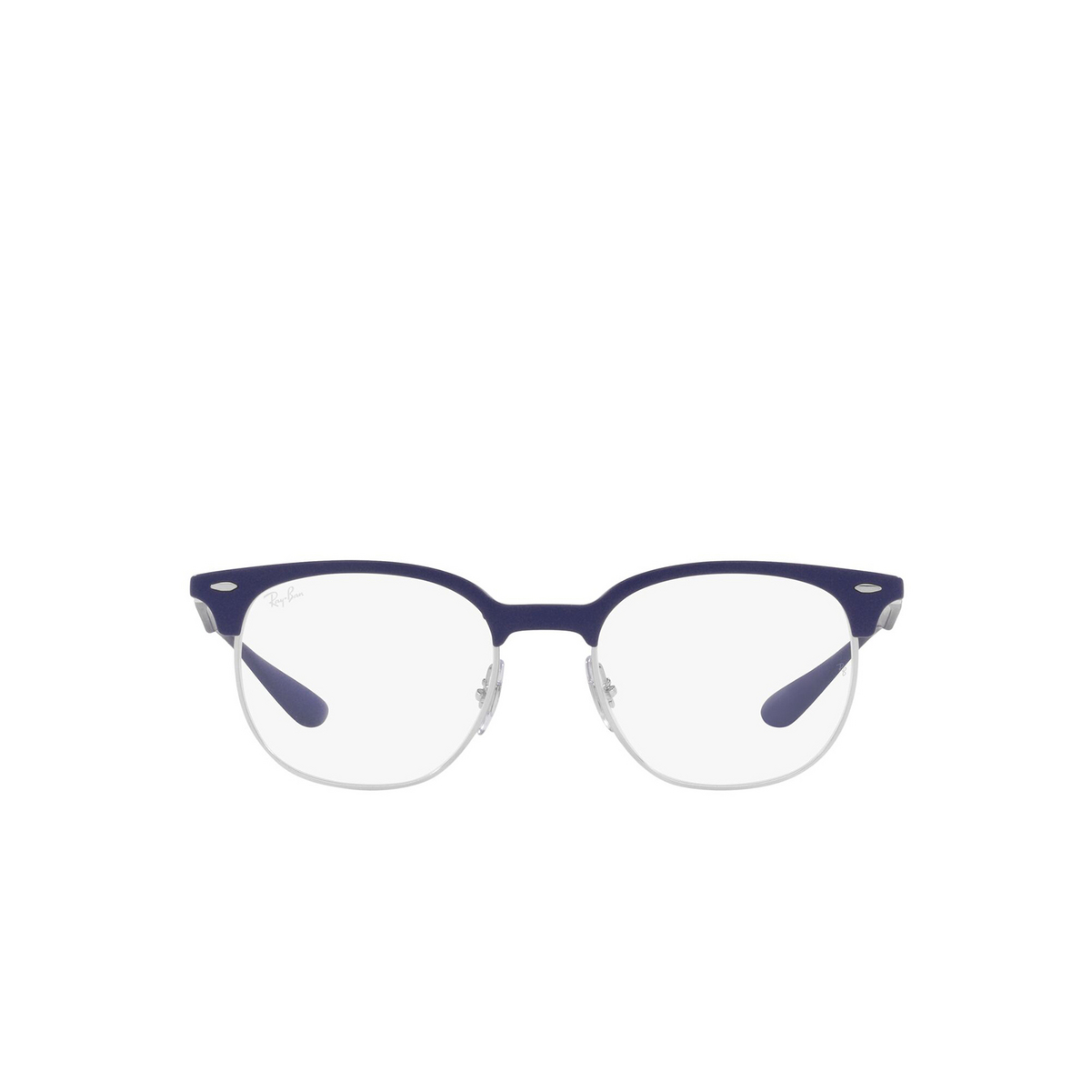 Ray-Ban® Square Eyeglasses: RX7186 color Sand Blue 5207 - front view.