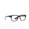 Ray-Ban RX7191 Korrektionsbrillen 8143 matte blue on bordeaux - Produkt-Miniaturansicht 2/4