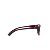 Ray-Ban RX7191 Korrektionsbrillen 8143 matte blue on bordeaux - Produkt-Miniaturansicht 3/4