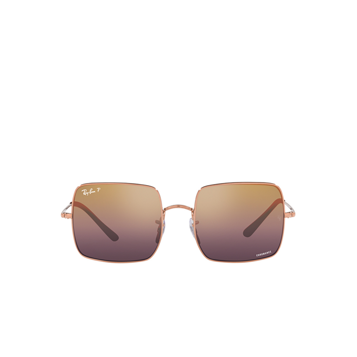 Ray-Ban SQUARE Sunglasses 9202G9 Rose Gold - front view