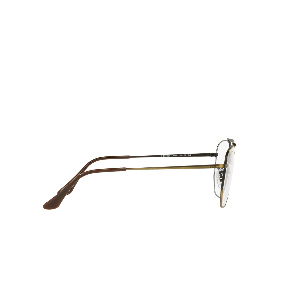 Ray-Ban® Irregular Eyeglasses: The Marshal RX3648V color Antique Gold 3117 - product thumbnail 3/3.