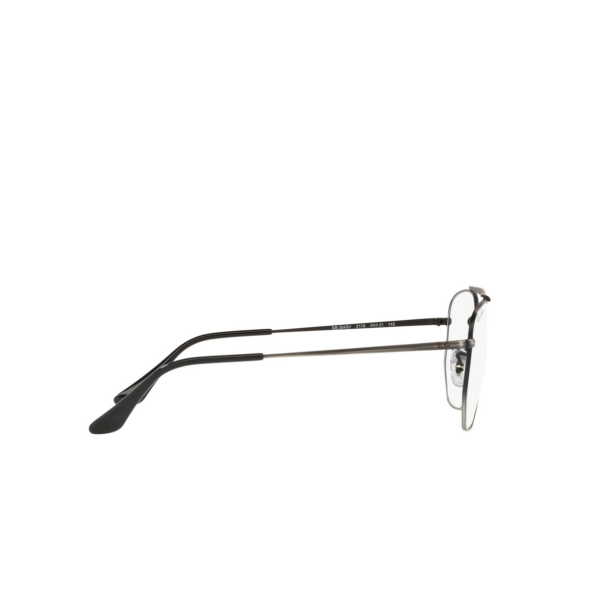 Ray-Ban® Irregular Eyeglasses: The Marshal RX3648V color Antique Gunmetal 3118 - product thumbnail 3/3.