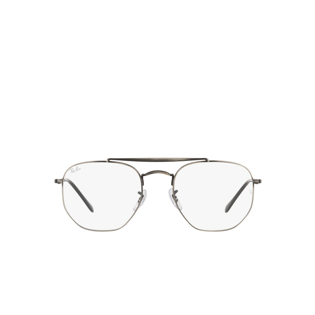 Ray-Ban® Irregular Eyeglasses: The Marshal RX3648V color Antique Gunmetal 3118 - front view.