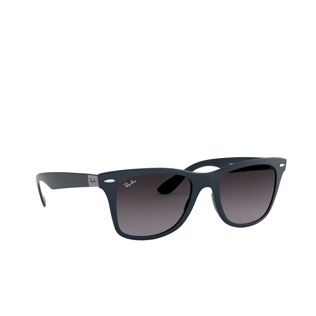 Ray-Ban WAYFARER LITEFORCE Sunglasses 63318G Matte Blue - three-quarters view