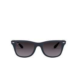 Ray-Ban® Square Sunglasses: RB4195 Wayfarer Liteforce color 63318G Matte Blue 
