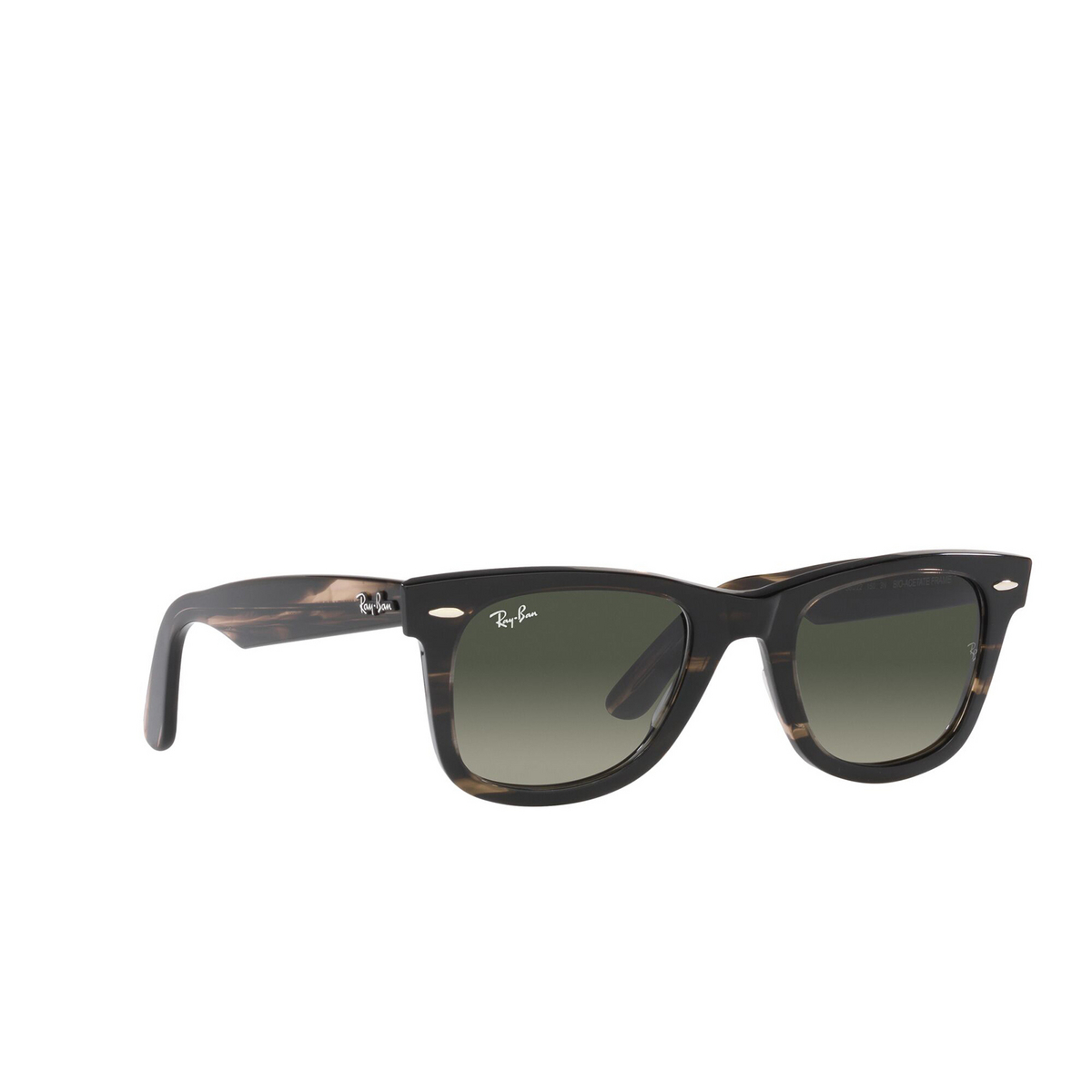 Ray-Ban WAYFARER Sunglasses 136071 Striped Grey - three-quarters view