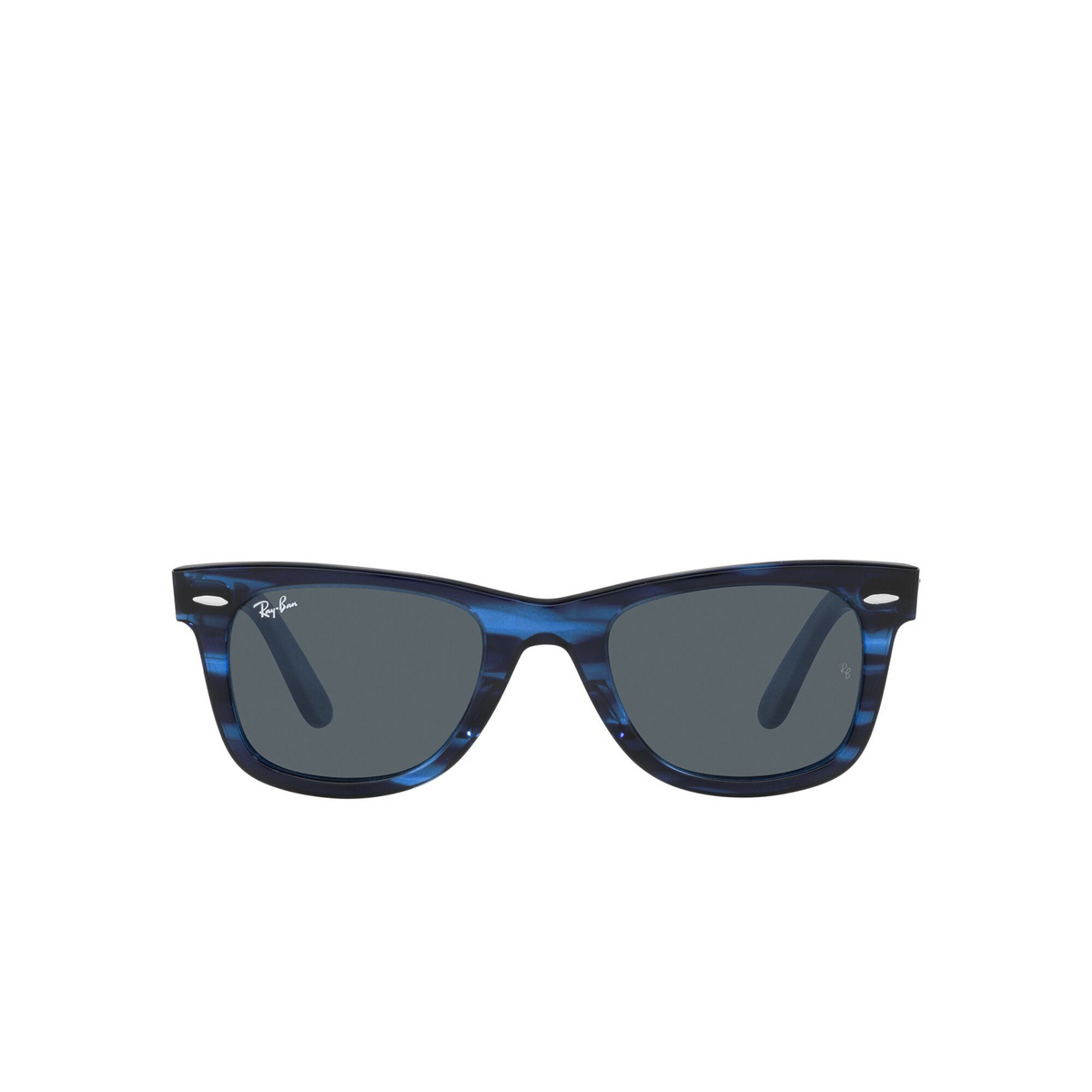 Ray-Ban WAYFARER Sunglasses 1361R5 Striped Blue - front view