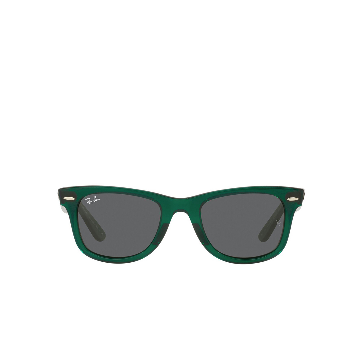 Occhiali da sole Ray-Ban WAYFARER 6615B1 Transparent Green - frontale