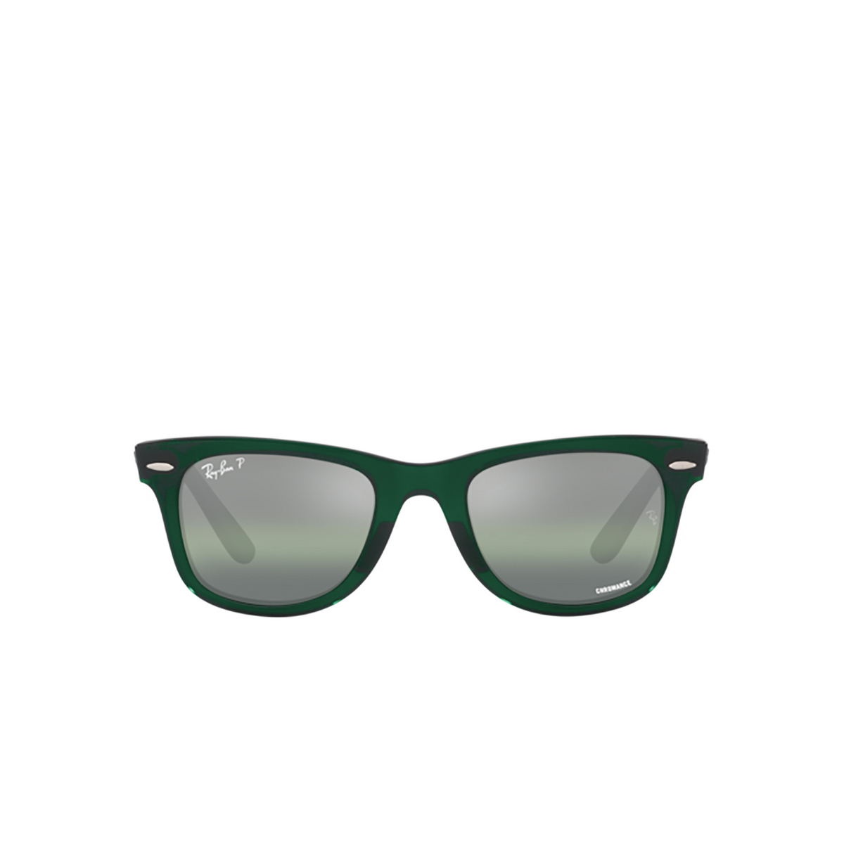 Occhiali da sole Ray-Ban WAYFARER 6615G4 Green Transparent - frontale