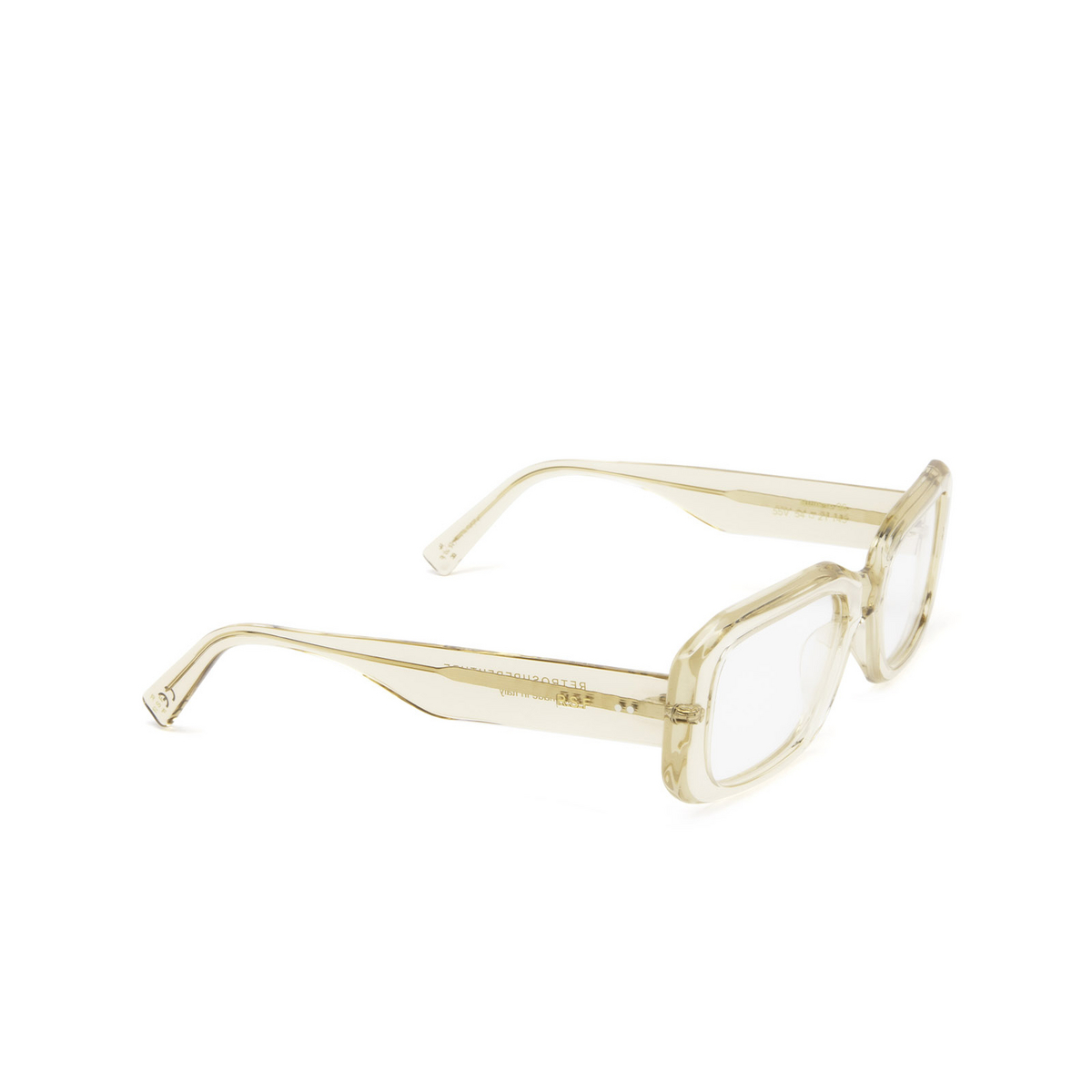 Retrosuperfuture® Rectangle Eyeglasses: NUMERO 96 color 55V Resin - three-quarters view