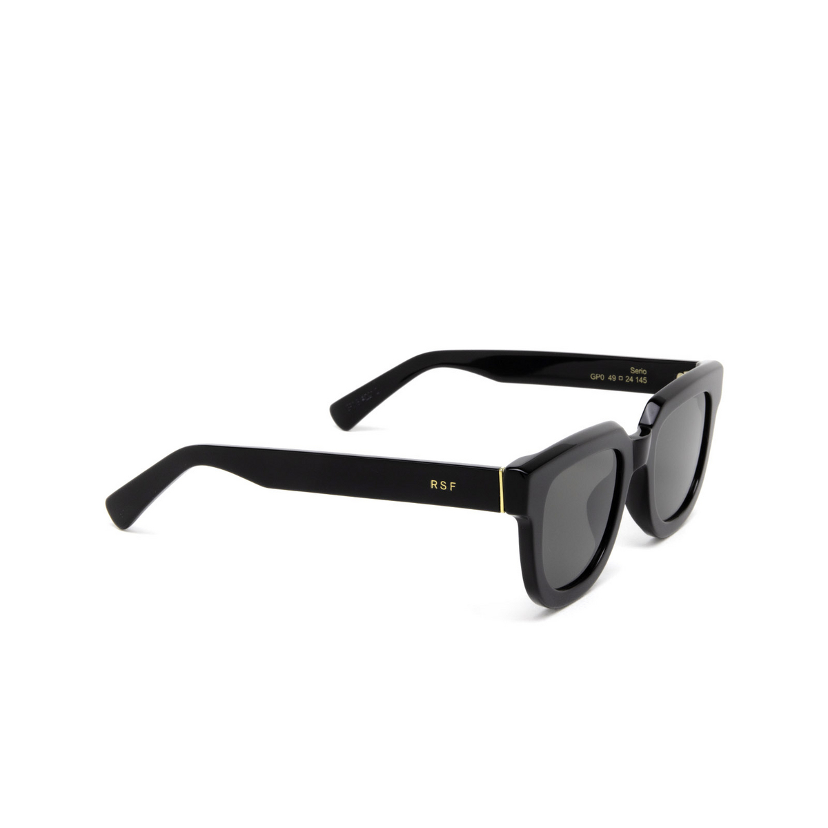 Retrosuperfuture SERIO Sunglasses GP0 Black - three-quarters view