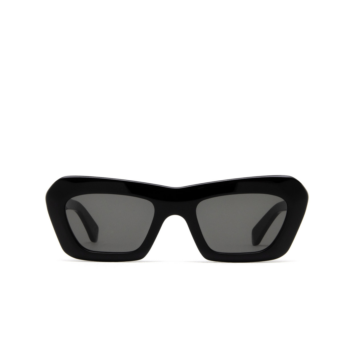 Retrosuperfuture® Cat-eye Sunglasses: Zenya color Black 3EH - front view.