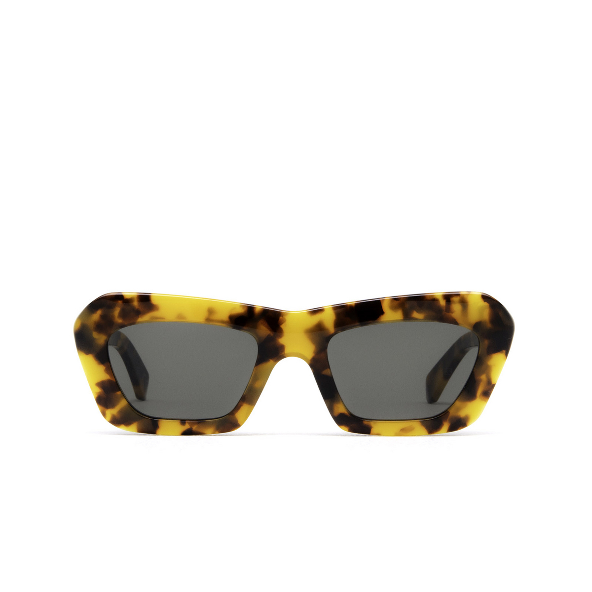 Retrosuperfuture® Cat-eye Sunglasses: Zenya color Spotted Havana Nzh - front view.