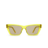 Gafas de sol Saint Laurent MICA 027 yellow - Miniatura del producto 1/5