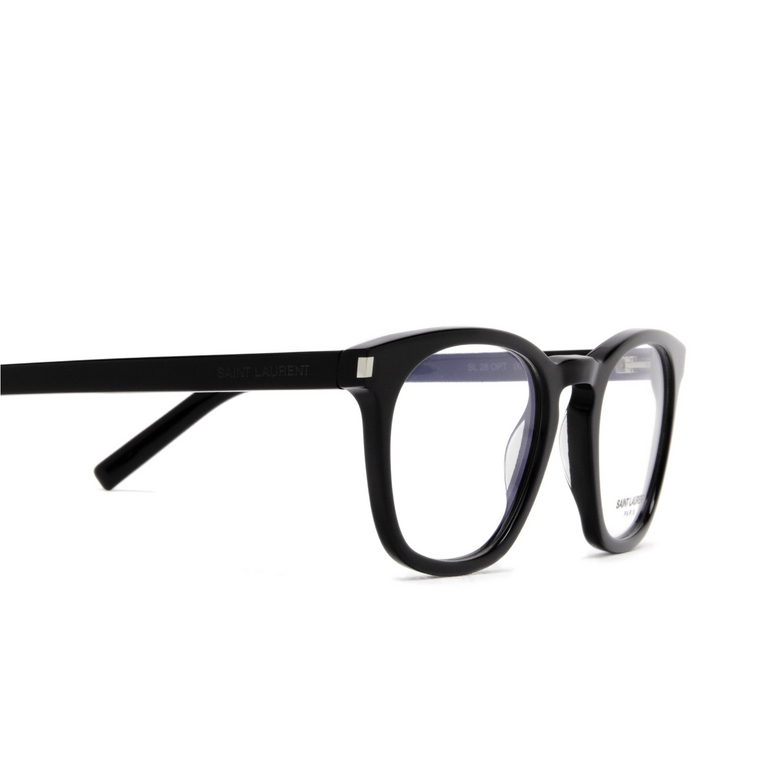 Saint Laurent SL 28 Eyeglasses 001 black - 3/4
