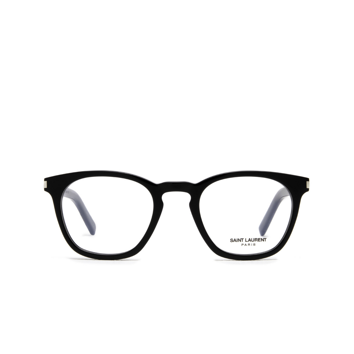 Saint Laurent® Square Eyeglasses: SL 28 OPT color 001 Black - front view
