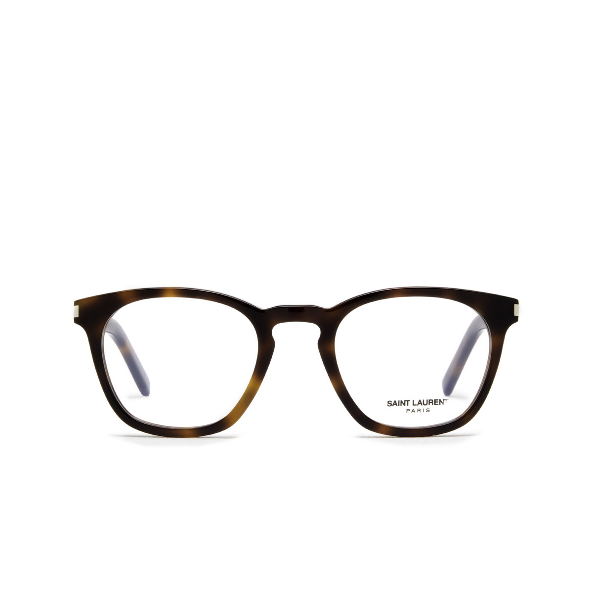 Saint Laurent® Square Eyeglasses: SL 28 OPT color 002 Havana - front view