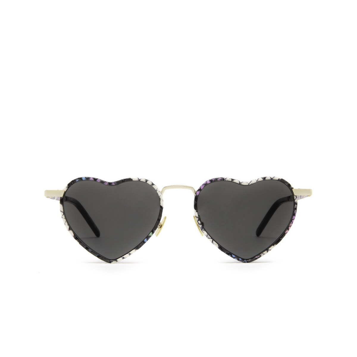 Saint Laurent® Irregular Sunglasses: SL 301 color Gold & Multicolor 010 - front view.