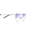 Saint Laurent SL 301 Sunglasses 013 silver - product thumbnail 3/4